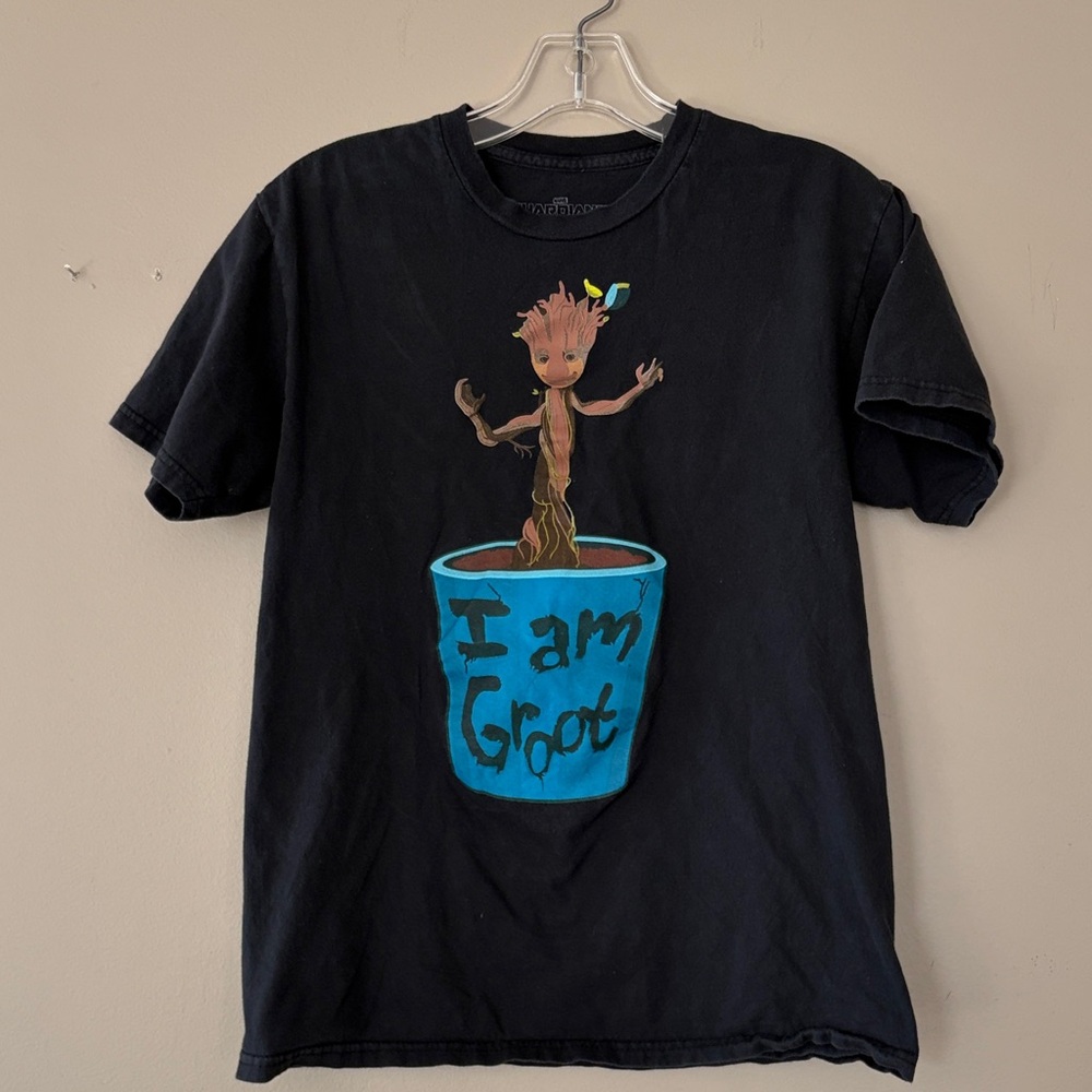 Marvel Black I am Groot Tee